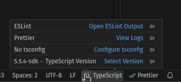 VScodium TypeScript Settings